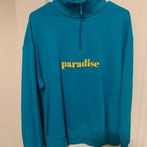 Paradise half zip hoodie
